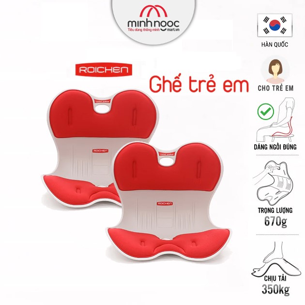 [Gia dụng Minh Ngọc] COMBO 2 Ghế chỉnh dáng ngồi đúng - Roichen Hàn Quốc (Made in Korea). Nhiều Combo lựa chọn (Combo 2 Nam, Combo 2 Nữ, Combo Nam & Nữ, Combo Nam & Trẻ em, Combo Nữ & Trẻ Em)