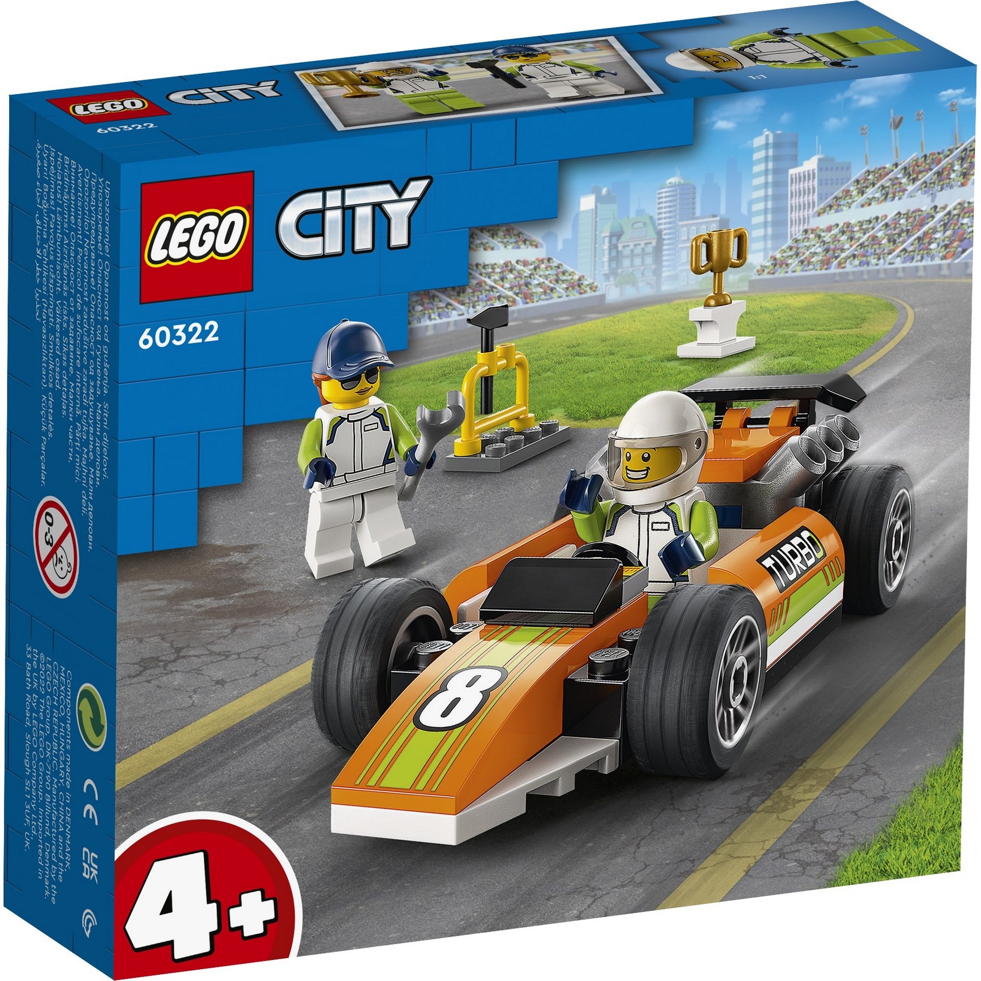 LEGO City 60322 Xe đua tốc độ (46 chi tiết)