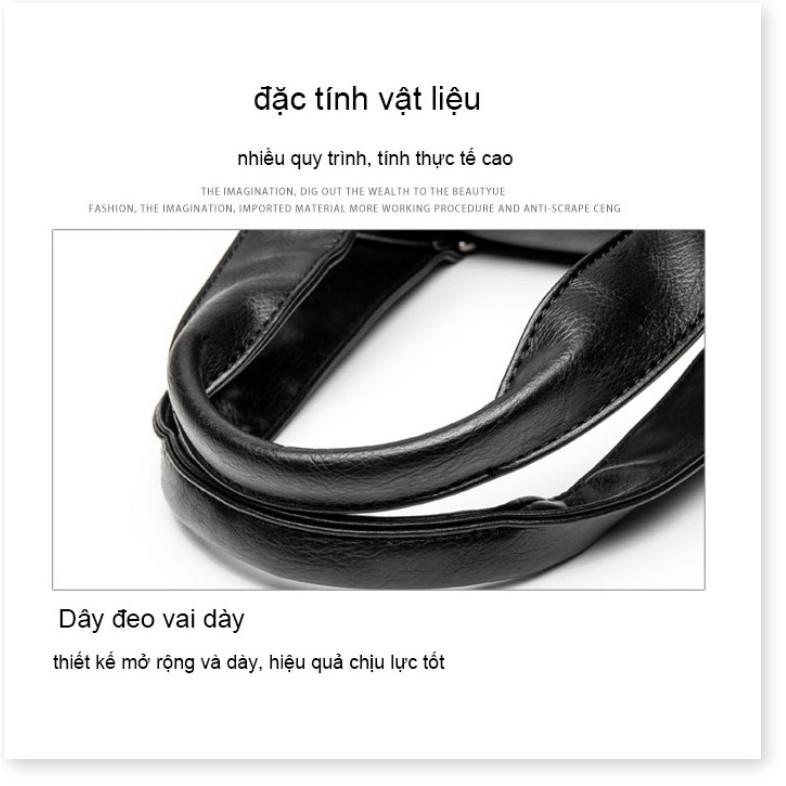 Túi đeo vai nam thời trang Leather BlackMan - Gia Dụng SG