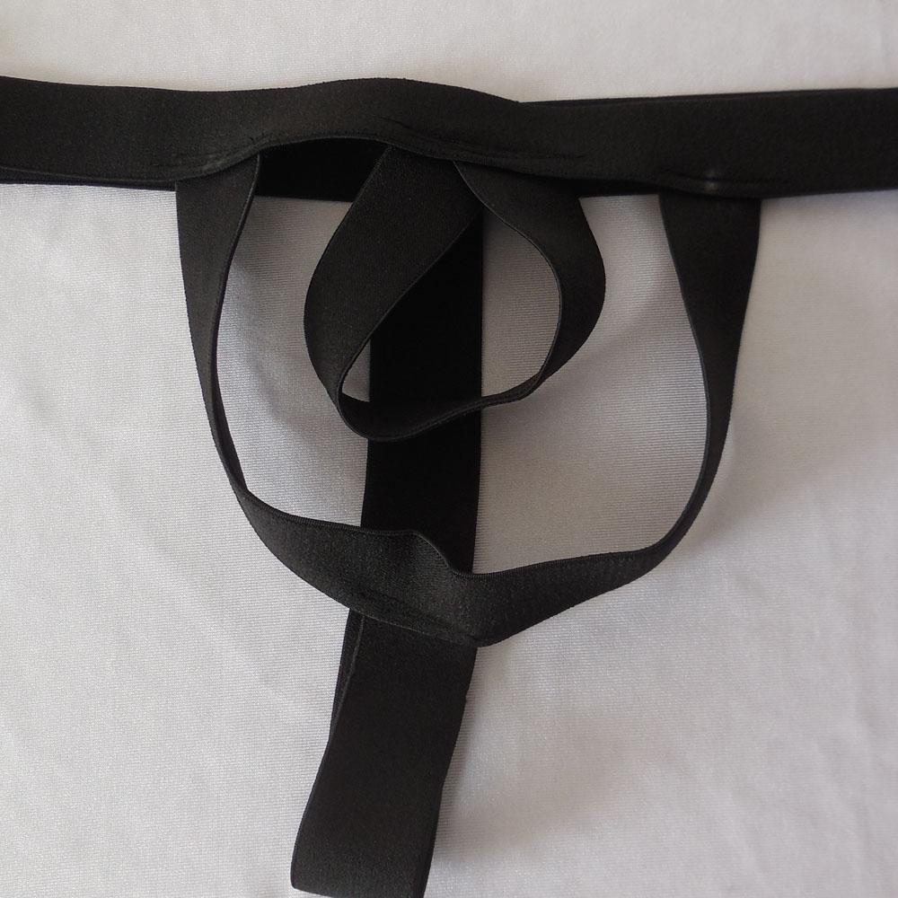 Pack of 2pcs Breathable Men Pink Black G-string Underwear Hollow Jockstrap Thongs Briefs Underpants