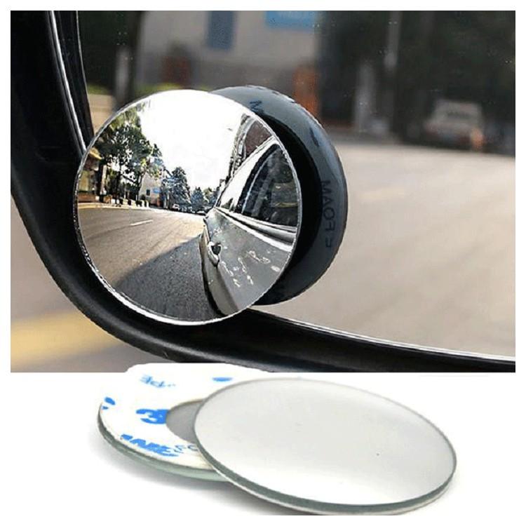 Gương cầu lồi kính hậu xoay 360 + Tặng kèm