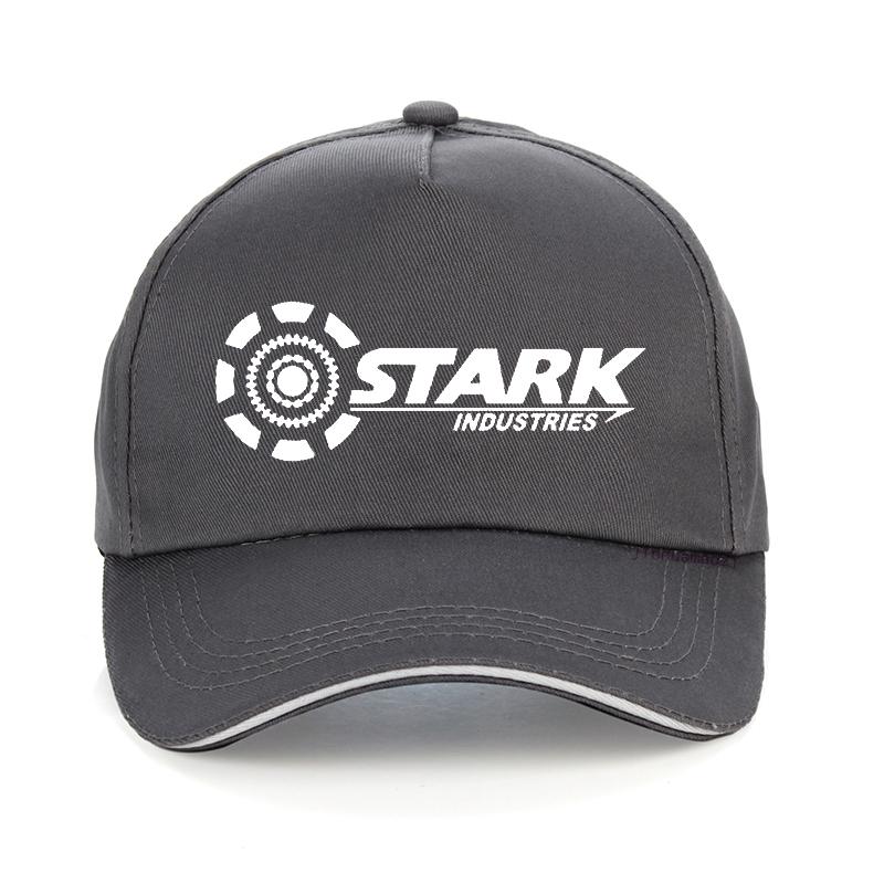 Người đàn ông sắt đàn ông mũ Tony Stark Industries Super Hero Bóng chày mũ bông cotton Casual Men Dad BAD 2020 Mùa hè Snapback Hat Bone