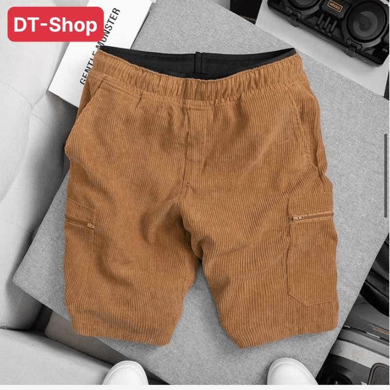 Quần Short Đùi Nhung Tăm Unisex