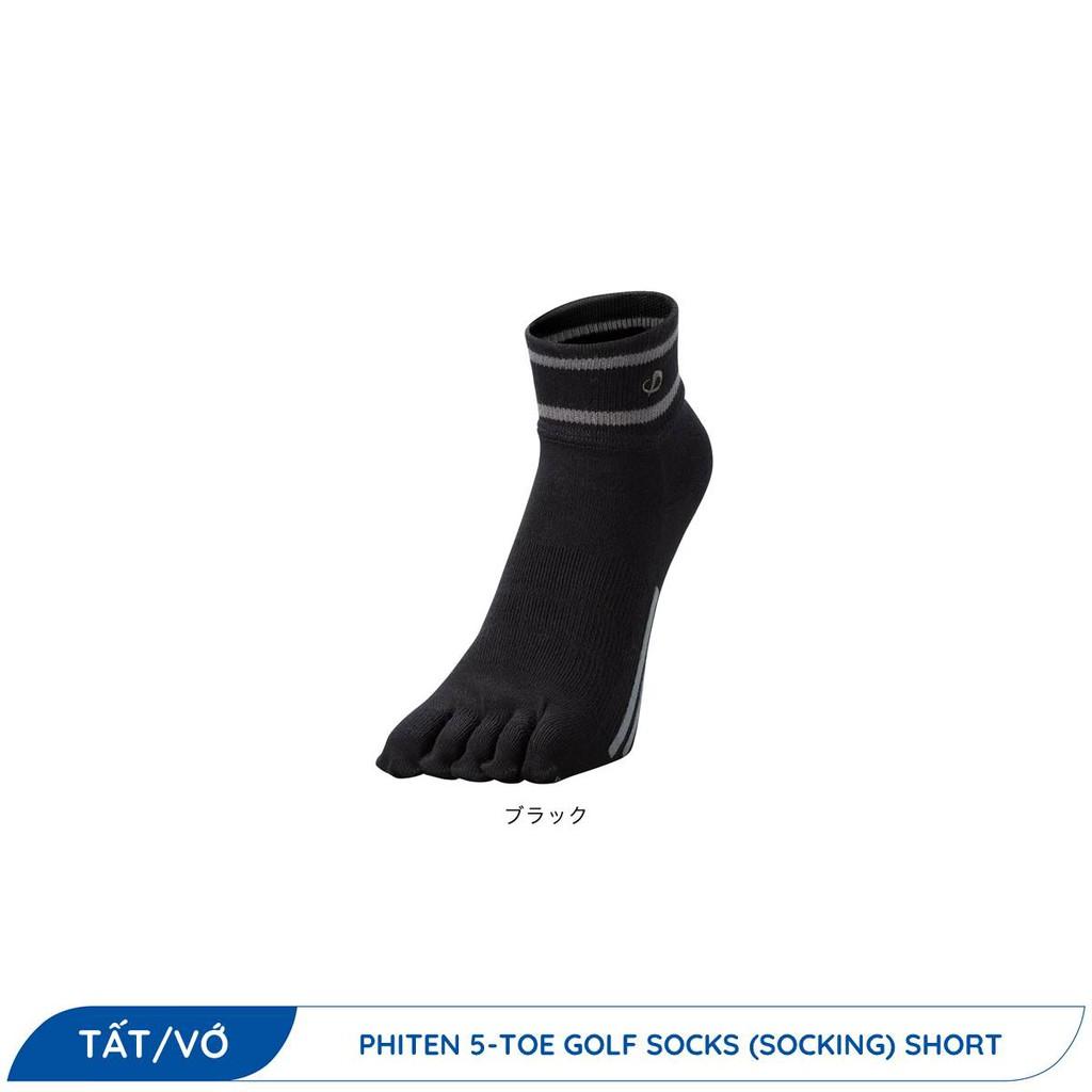 Vớ Tất Thể Thao Xỏ Ngón Phiten 5-Toe Golf Socks Short - AL9363373/AL936473