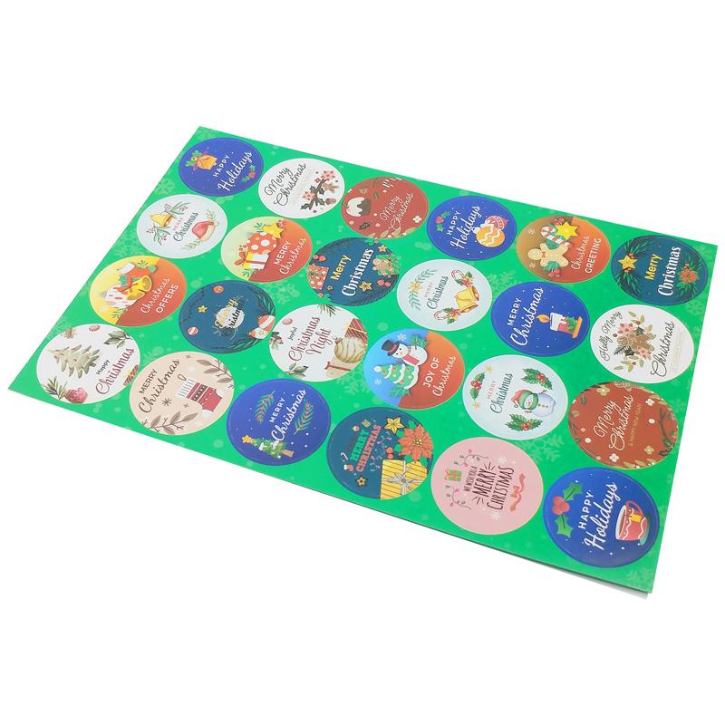 Bộ 10 Tờ Sticker Cổ Động Merry Christmas - Teenage 03