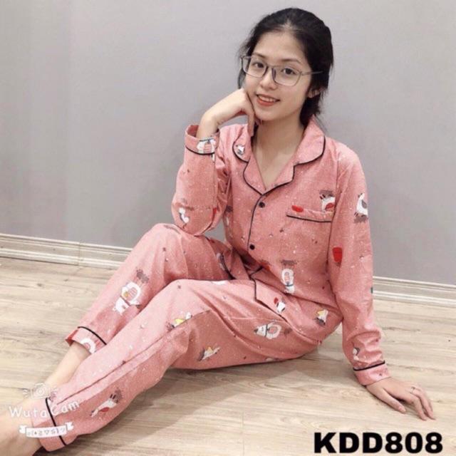 Bộ pijama quần dài áo dài tay cho nữ