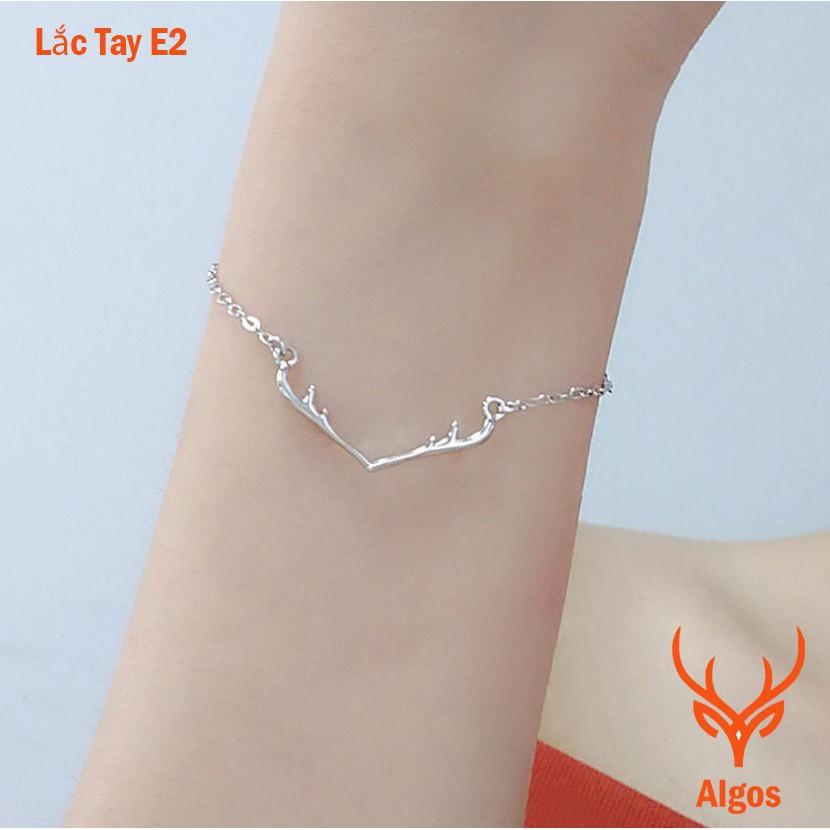 Lắc tay nữ - Gạc Hươu ️ ƯU ĐÃI TOÀN SHOP ️ Bạc 925 sáng bền, thiết kế tinh tế phù hợp mọi phong cách, sự kiện