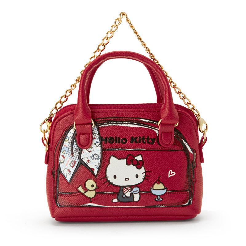 Sanrio Hello Kitty Mini Dây Túi Xách Pu Túi Đựng Mỹ Phẩm Tiền, Lưu Trữ Di Động Túi Dễ Thương Ly Hợp