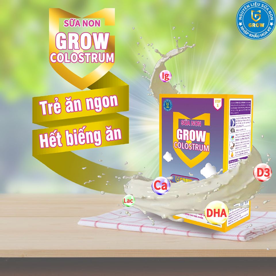 Sữa non Grow Colostrum Step 1