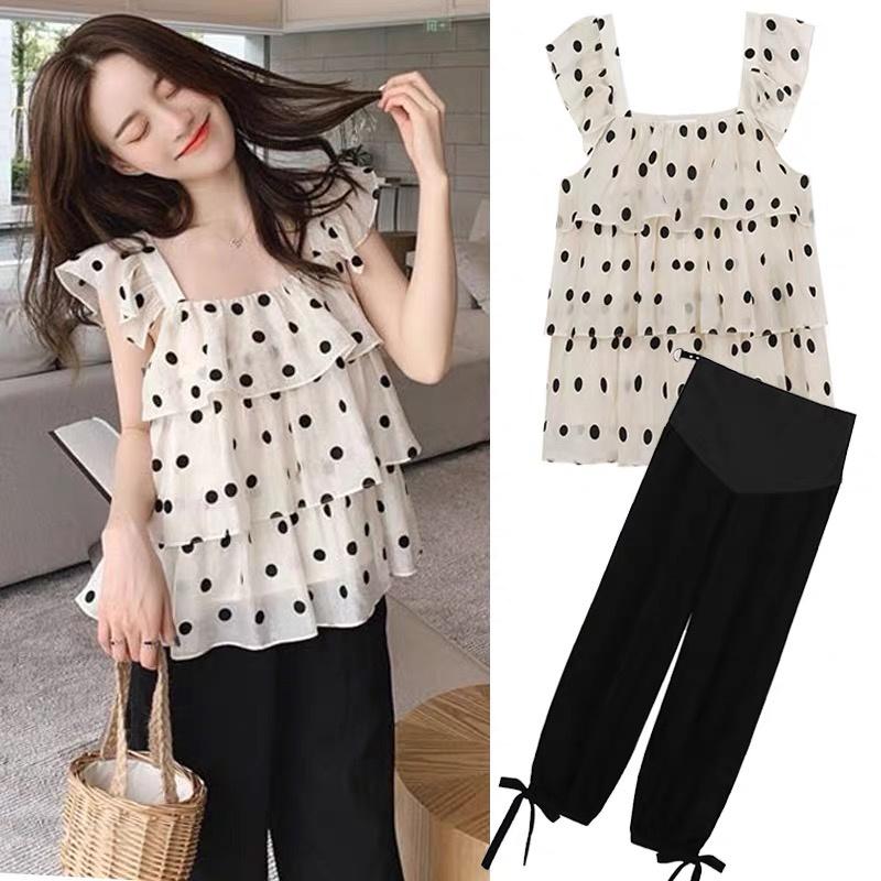 Set áo quần bầu đi chơi mềm mát SET2012
