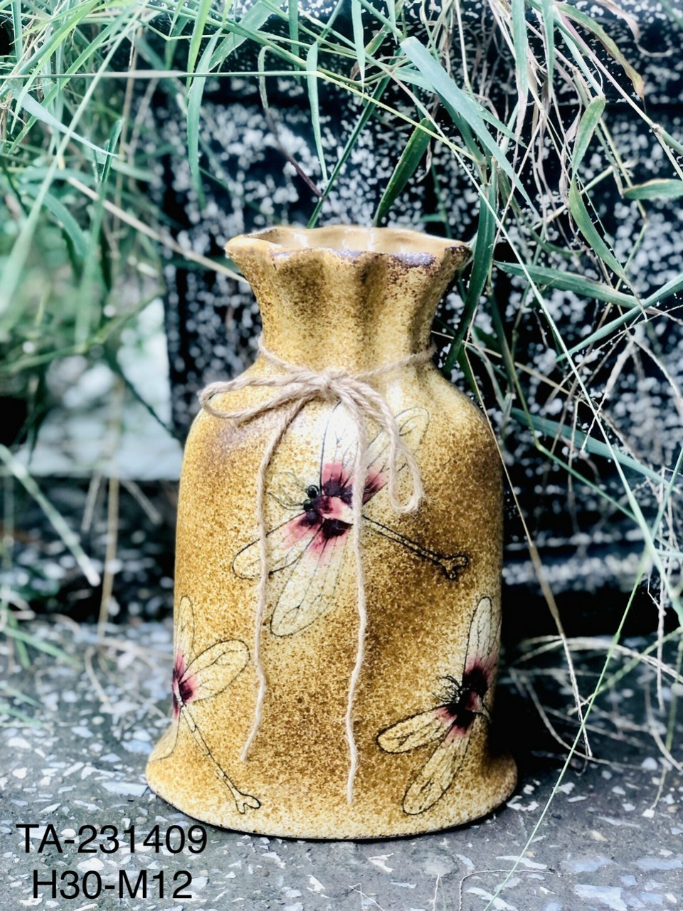 LỌ HOA VẼ CHUỒN CHUỒN H26 - H36cm.