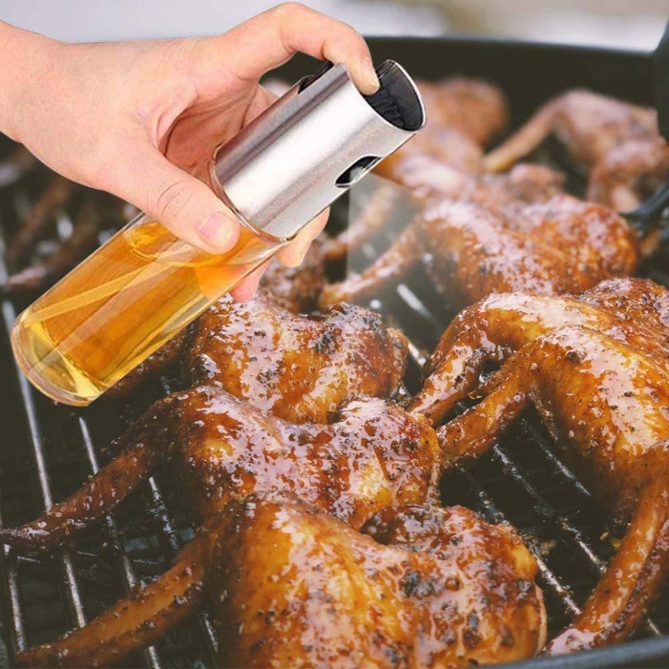 Bình Xịt Dầu Ăn, Lọ Đựng Gia Vị Thủy Tinh Dạng Xịt Tiện Lợi
