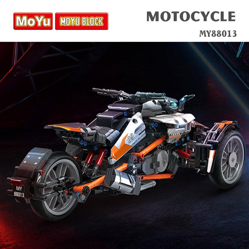 Đồ chơi lắp ráp, xếp hình xe mô tô Motorcycle – MOYU BLOCK MY88013 bản tĩnh