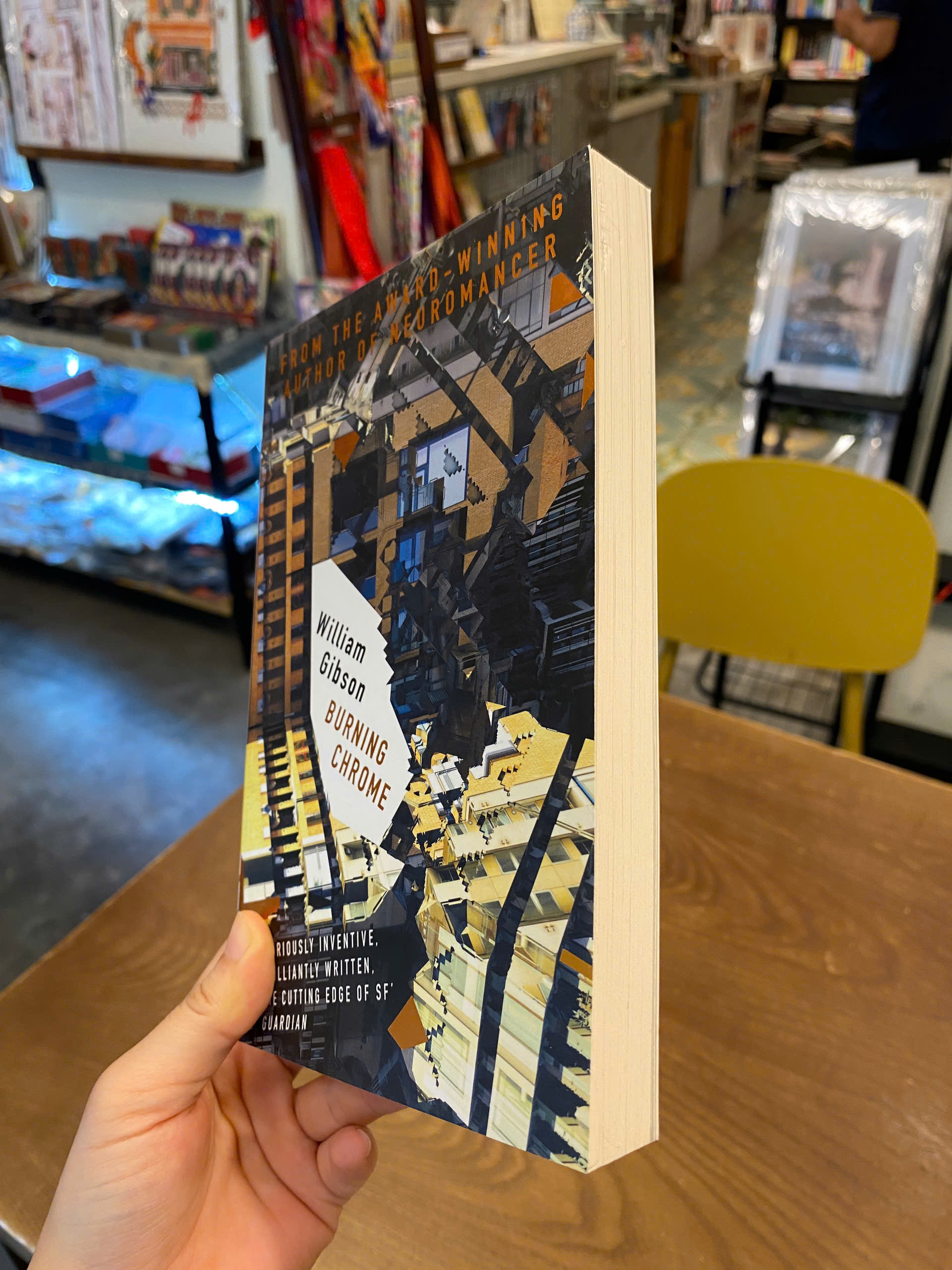 Sách - Burning Chrome by William Gibson | English Cyberpunk Book - Science Fiction Short Stories