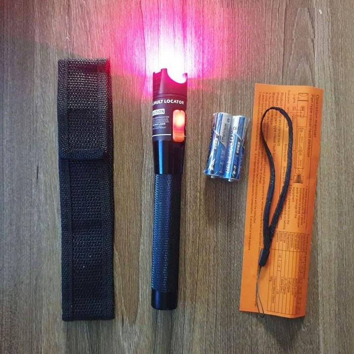 Dao Cắt sợi Quang SKL-6C và Bút soi quang 10KM  Tặng Lưỡi Dao thay thế 12 lỗ trắng