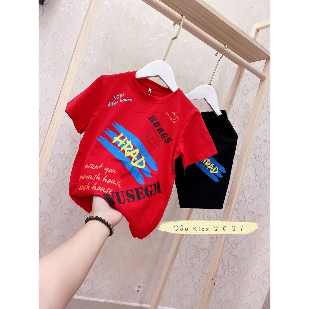 Bộ cotton 4c bé trai