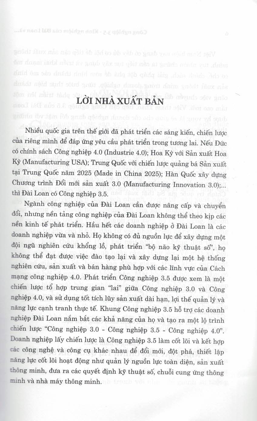 Công Nghiệp 3.5 Kinh Nghiệm Của Đài Loan Và Sự Tiếp Cận Của Việt Nam