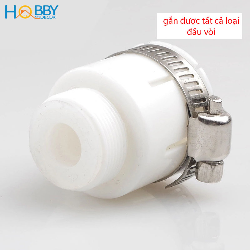 Bộ đầu nối vòi rửa bát tăng áp nối dài thân mềm 3 chế độ phun Hobby Home Decor VSTADAY kèm đầu chuyển ren