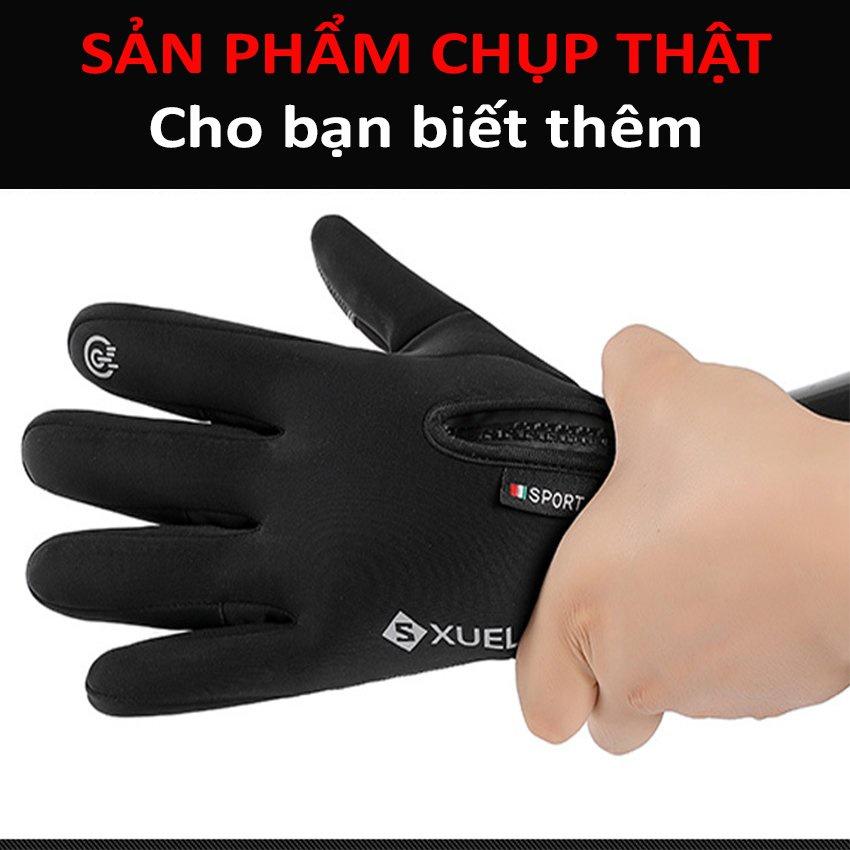 Găng Tay Giữ Ấm Mùa Đông Chống Gió Tuxa Gang Bao Tay Đi Xe Máy Lót Nỉ Cho Nam Nữ Đi Phượt Chống Nắng Bảo Hộ