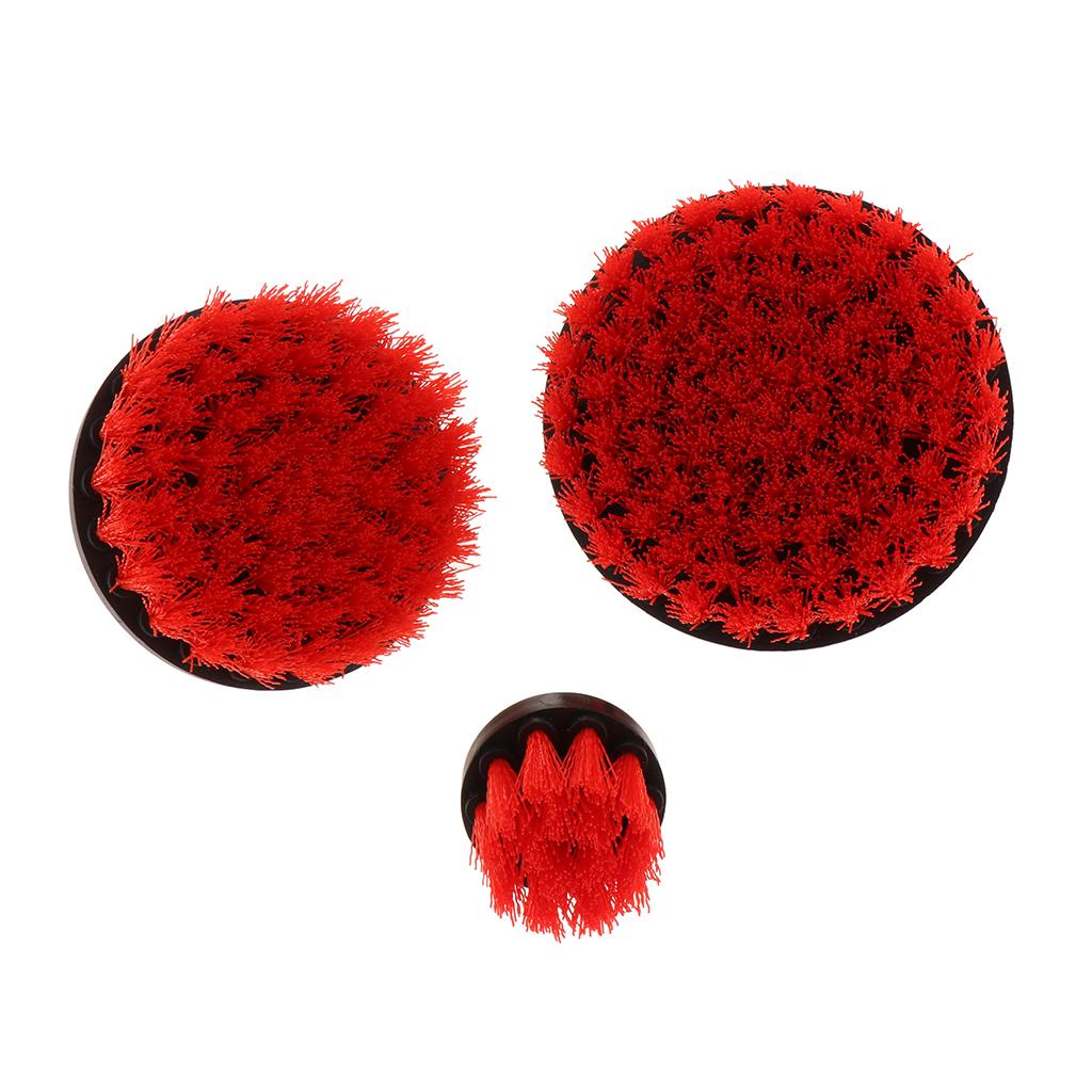 3PCS 2/4/5inch Tile Grout Cleaning Drill brush Scrub Brush Drill Kit