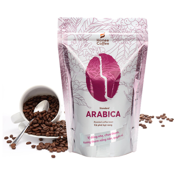 Cà Phê Hạt Rang ARABICA Cơ Bản - Honee Coffee
