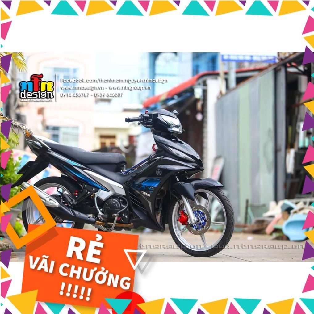 Tem Rời Exciter 135 Mẫu MX Xám Xanh