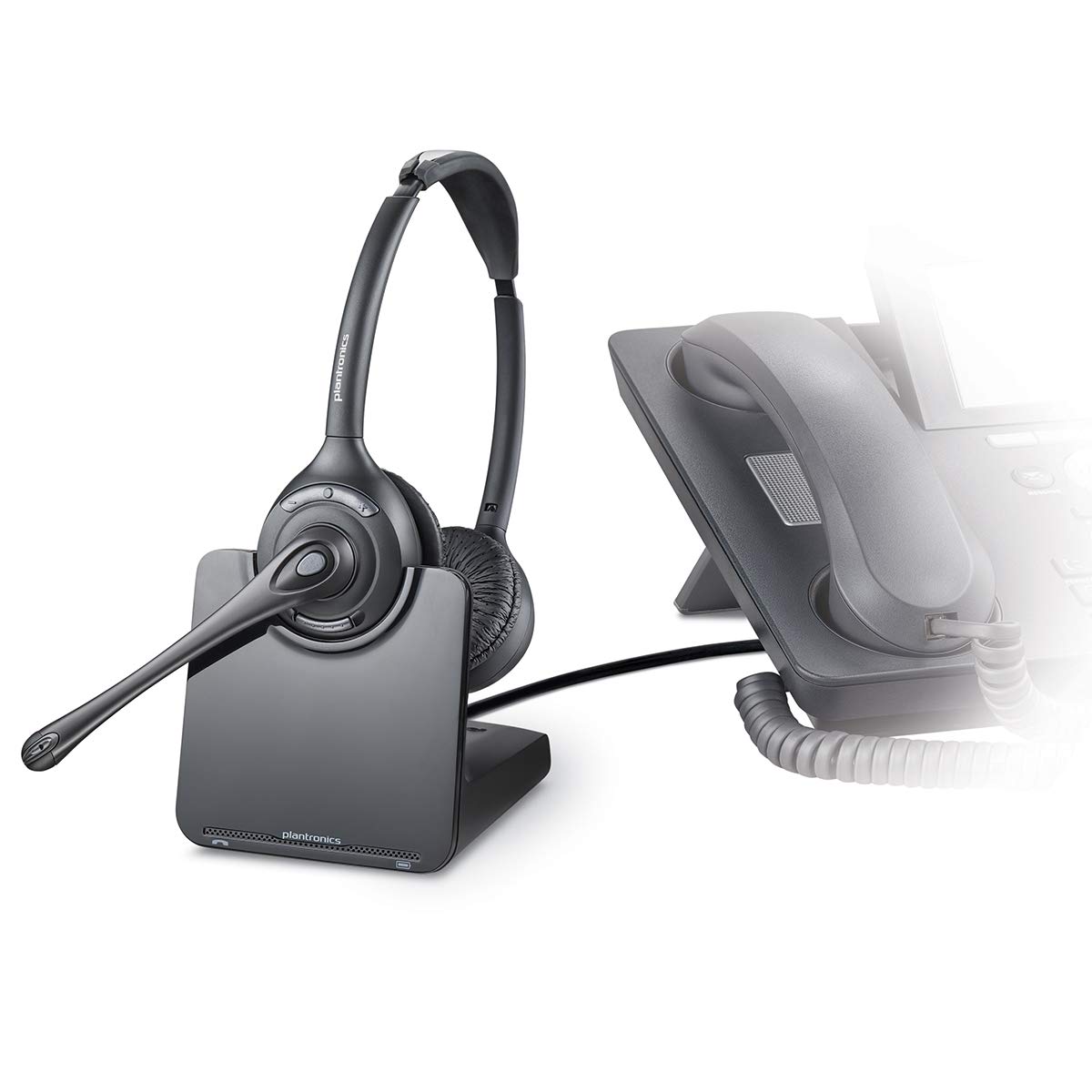 Tai nghe Plantronics CS520 Wireless Headset - Hàng chính hãng: Quản lý cuộc gọi tối ưu với chất lượng âm thanh tuyệt vời,