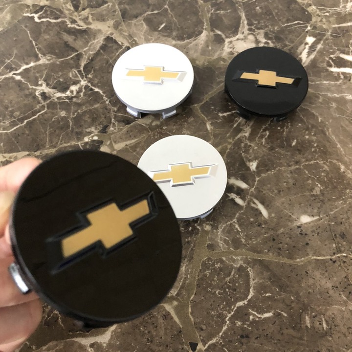 Logo chụp mâm, ốp lazang bánh xe ô tô Chevrolet đường kính 58mm