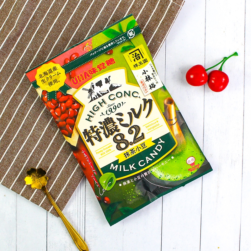 Kẹo Sữa Tokuno UHA Vị Matcha Đậu Đỏ Milk Match Red Bean