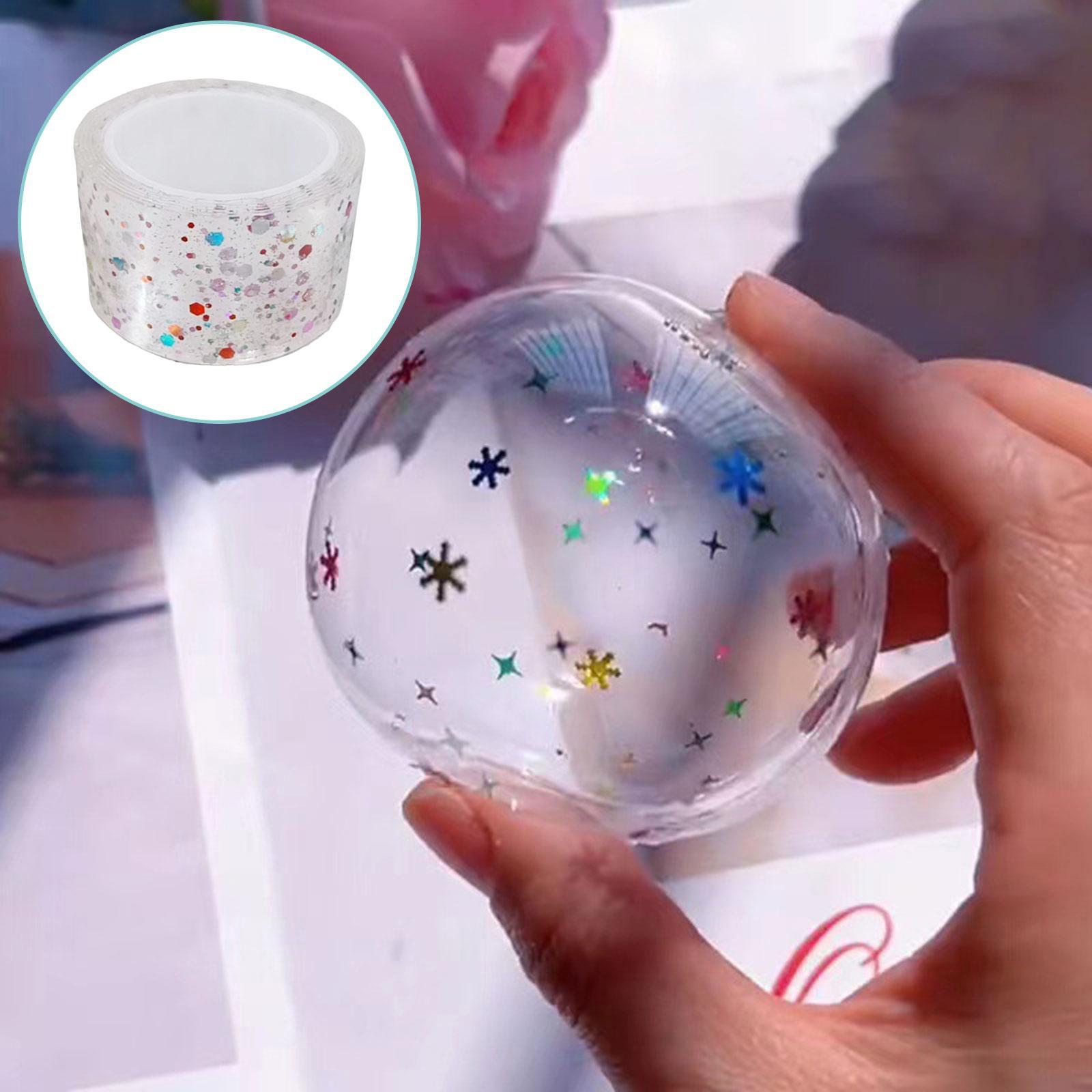 Glitter  Traceless Double Sided Non Marking for Classroom DIY Craft Supplies