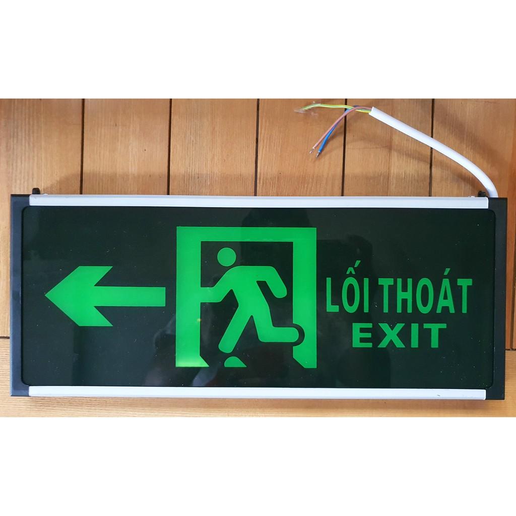 Đèn thoát hiểm exit hai mặt hướng mũi tên trái