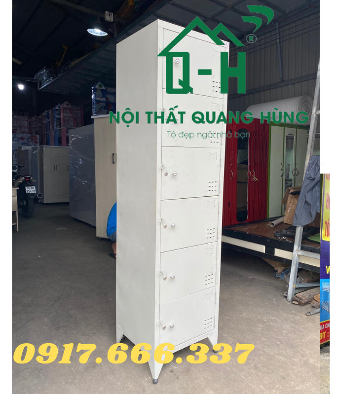 TỦ HỒ SƠ - LOCKER 6 TẦNG DÀNH CHO VĂN PHÒNG SƠN TĨNH ĐIỆN