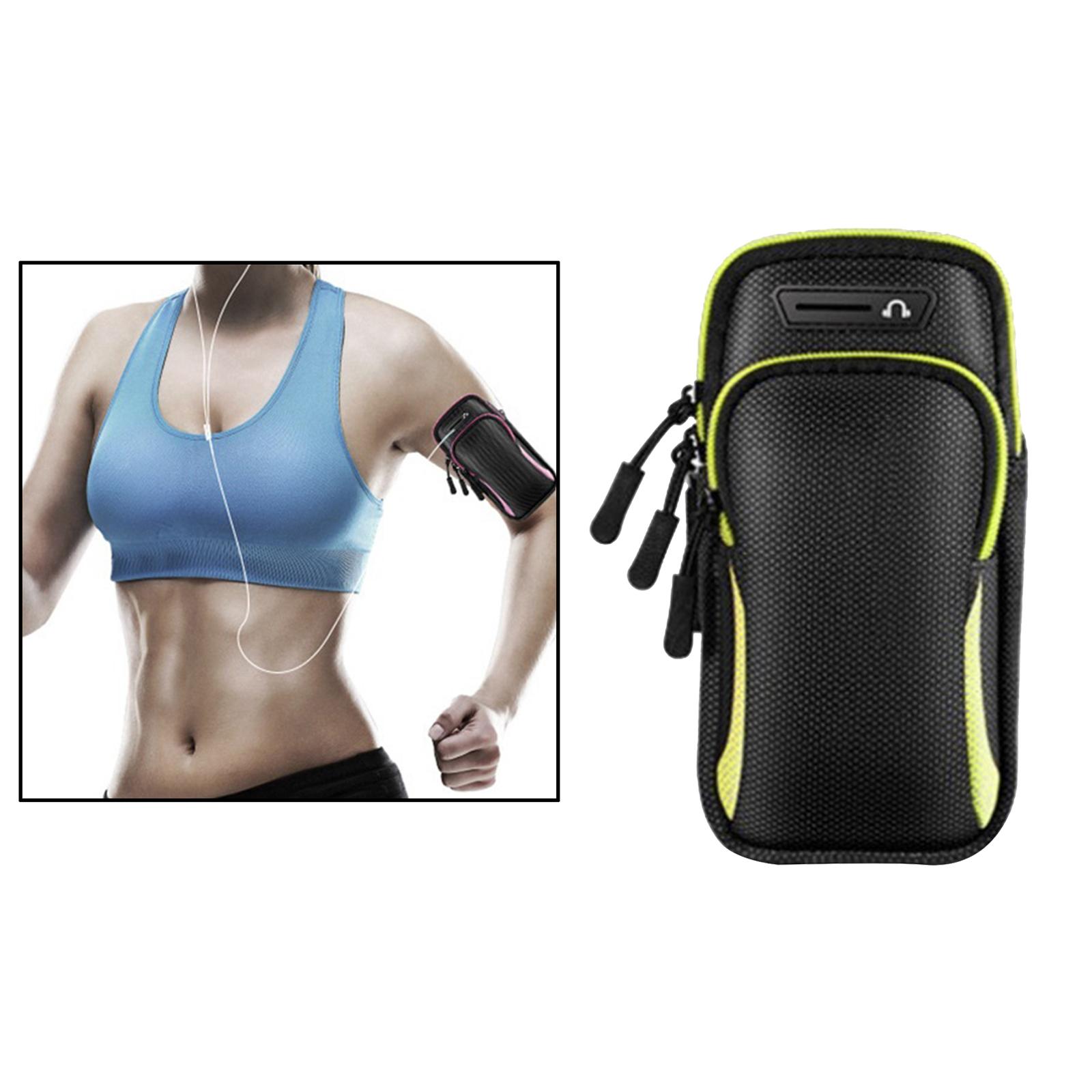 Universal Running Armband, Arm Cell Phone Case Holder Sports Armband for Running, Fitness and Gym Workouts, Mobile Phone Wrist Bag for Outdoor Sport