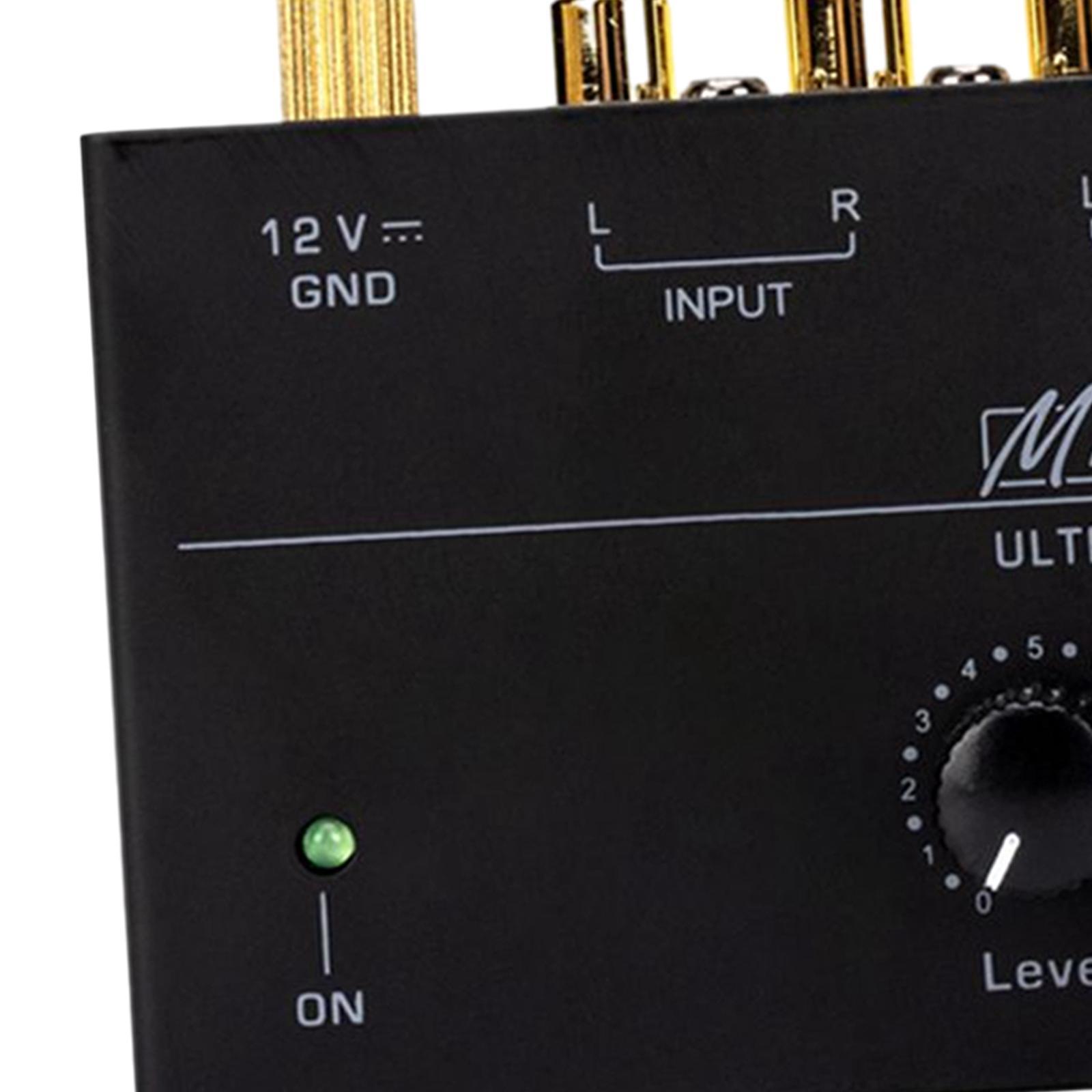 Phono Preamp DC 12V Turntable Preamplifier for  Computers Speakers