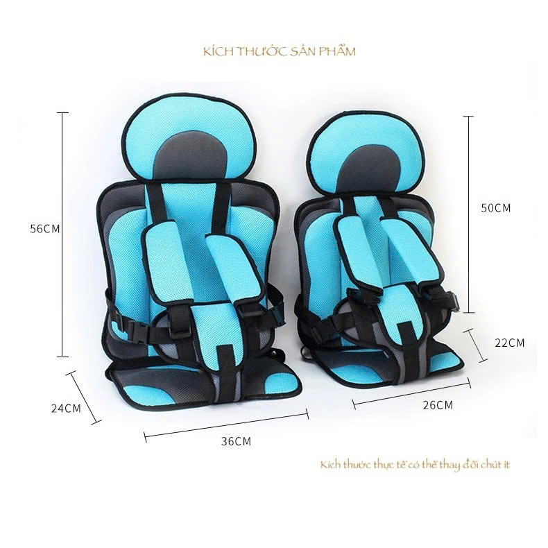Địu ghế ngồi an toàn cho em bé trên ô tô - đai ghế an toàn trẻ em