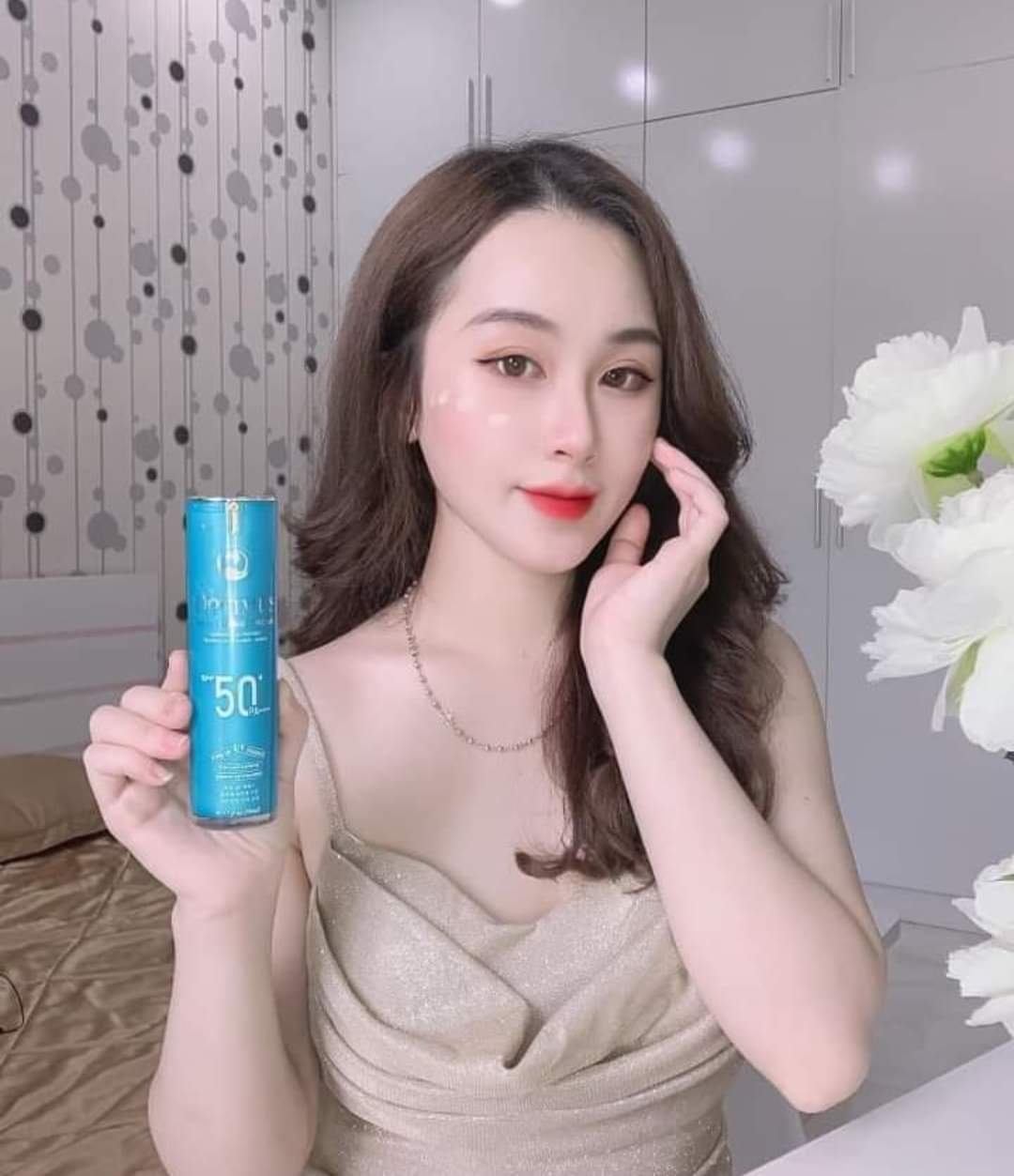 Bộ mỹ phẩm chăm sóc da, kem chống nắng, serum thiên nhiên, sữa rửa mặt, nước tẩy trang, toner hoa hồng Thanh Mộc Hương