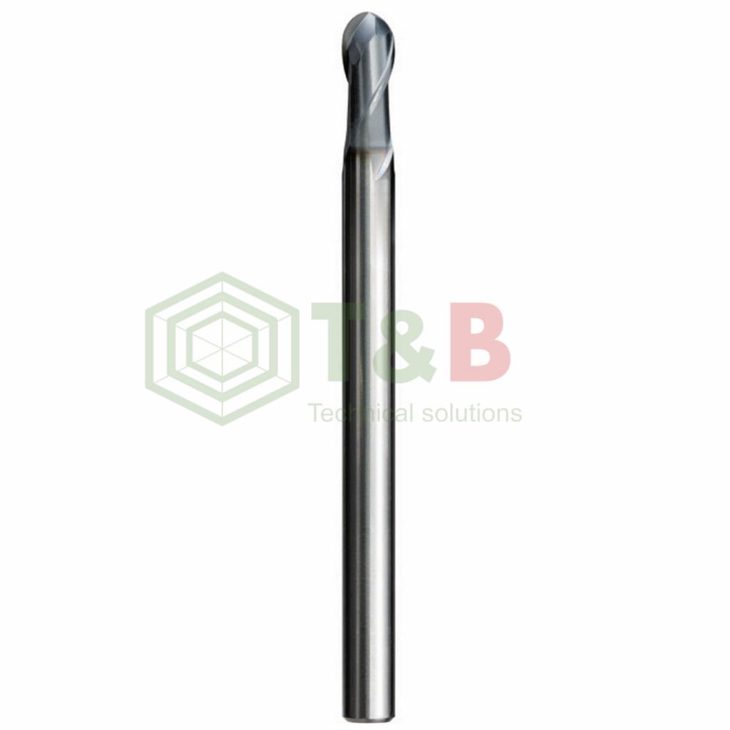 Dao Phay Cầu R1x6x60L Union Tool CSEB2020-0600,Dao phay ngón gia công trước nhiệt, đồng, nhôm