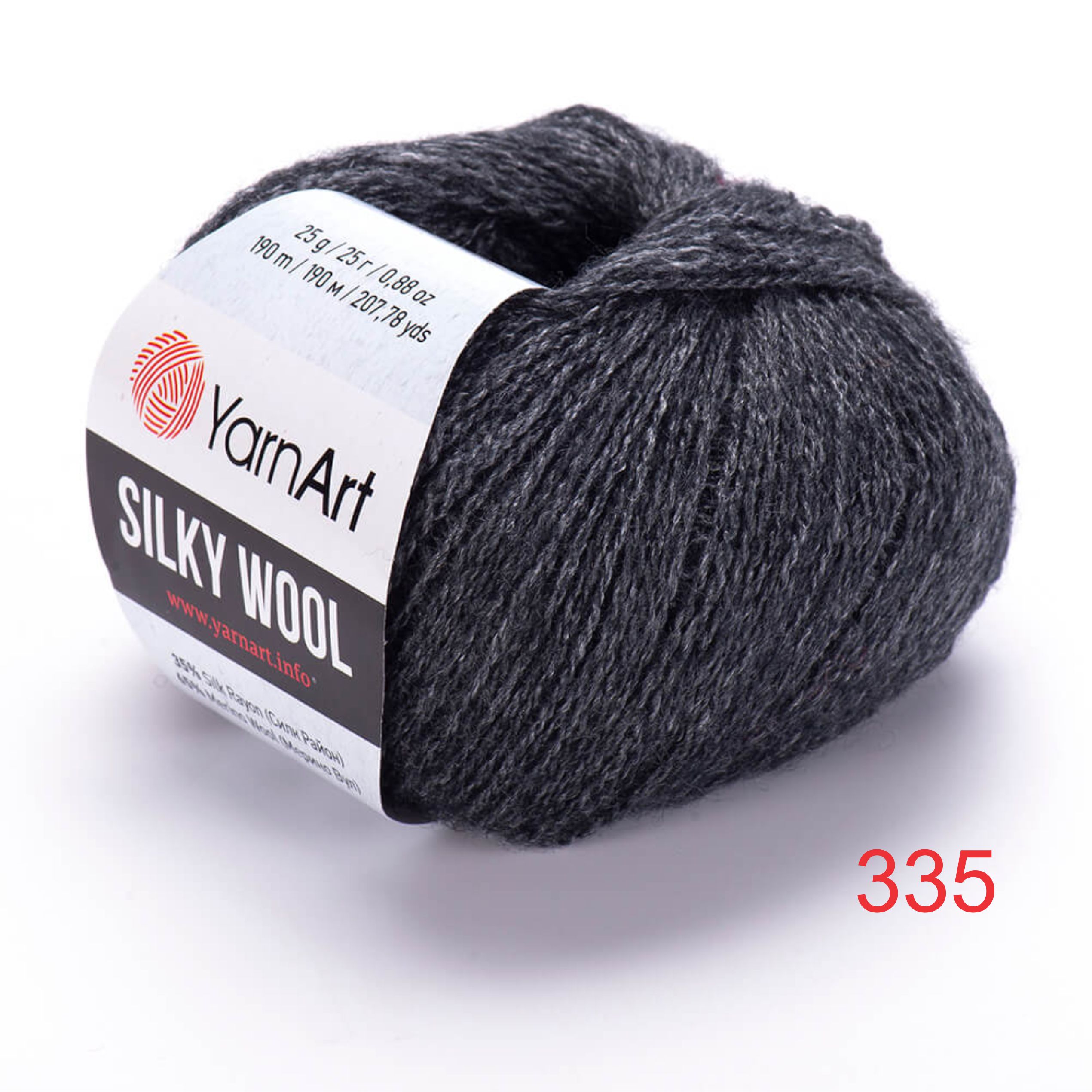 Len lông cừu Silky Wool - Nhập khẩu từ chính hãng Yarnart - 25gram dài 190m