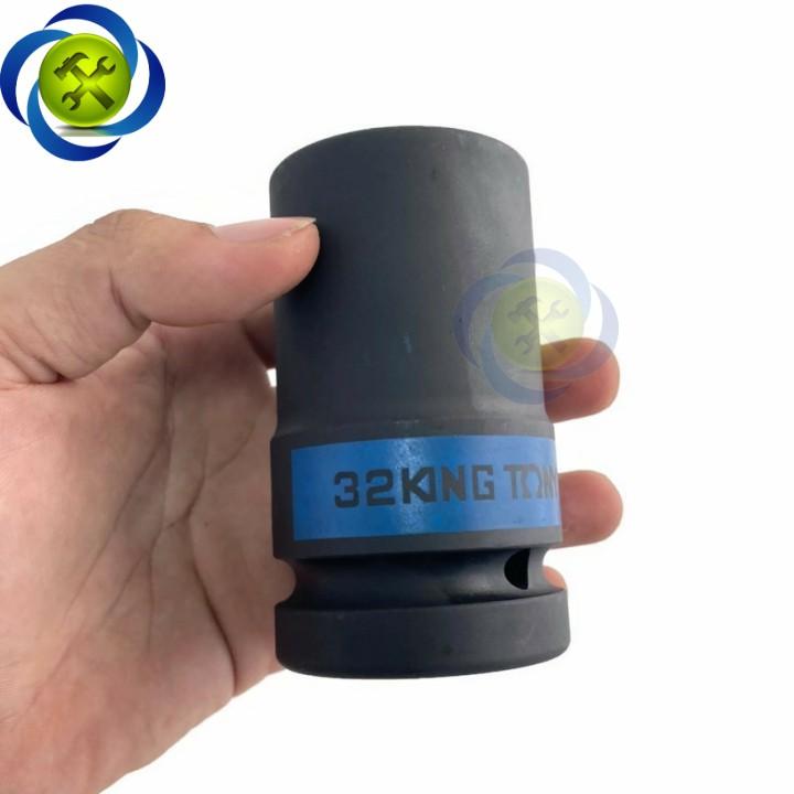 Tuýp 32mm 1 inch Kingtony 843532M loại ngắn 6 cạnh màu đen