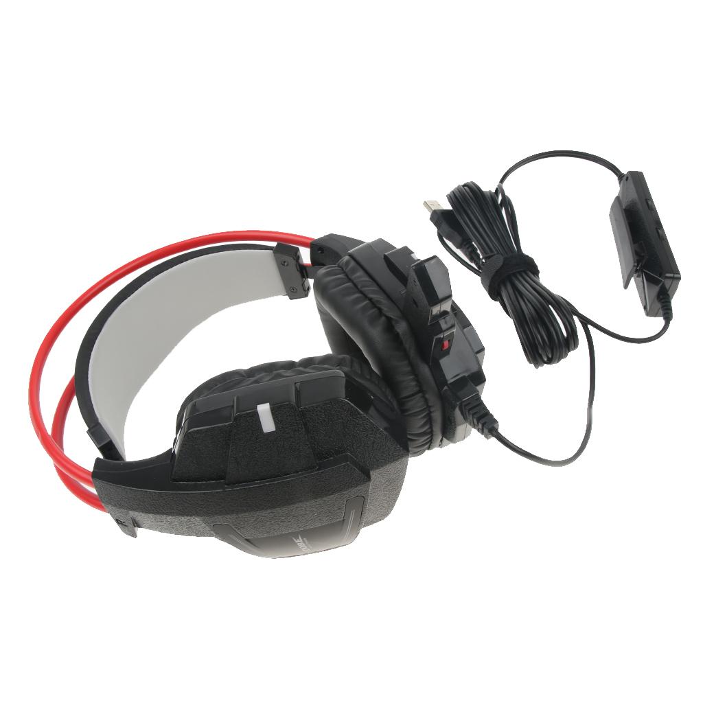 Gaming Headphone Headset Earpiece 3.5mm Jack with Mic for PC PS3 PS4 Slim Pro