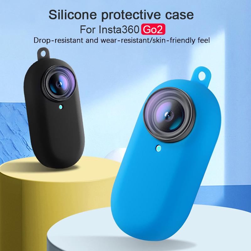 Ốp Bảo Vệ Chống Trầy Xước Bảo Vệ Dành Cho Insta360 GO 2 Hộp Sạc Mềm Bao Phụ Kiện Máy Ảnh Thể Thao