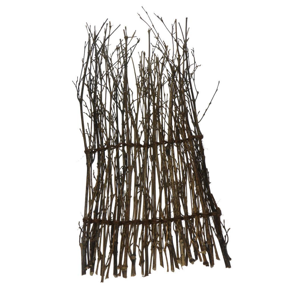 Garden  Divider Border Bamboo Slat Reed Brushwood Roll