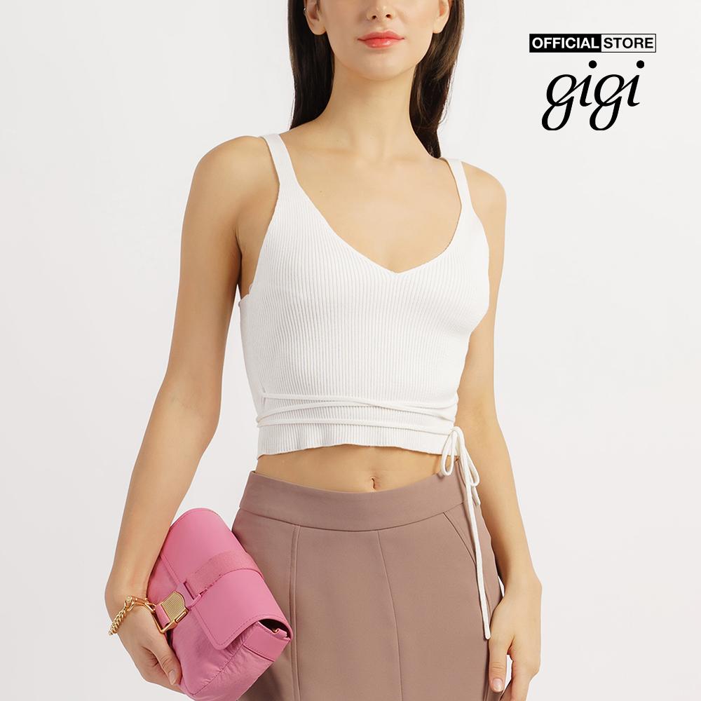 GIGI - Áo kiểu nữ hai dây cổ V phom ôm nữ tính G1305K212722