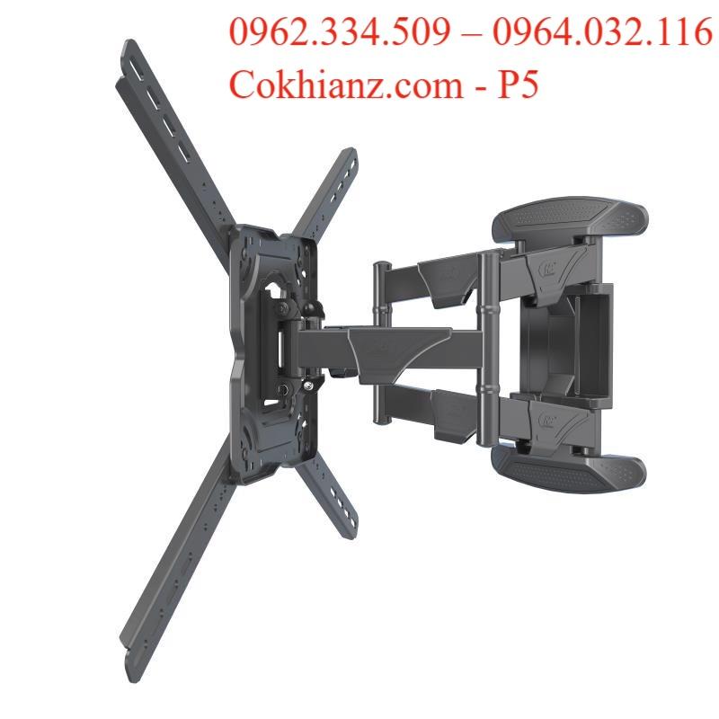 KHUNG TREO TIVI GÓC XOAY ĐA NĂNG NK P5