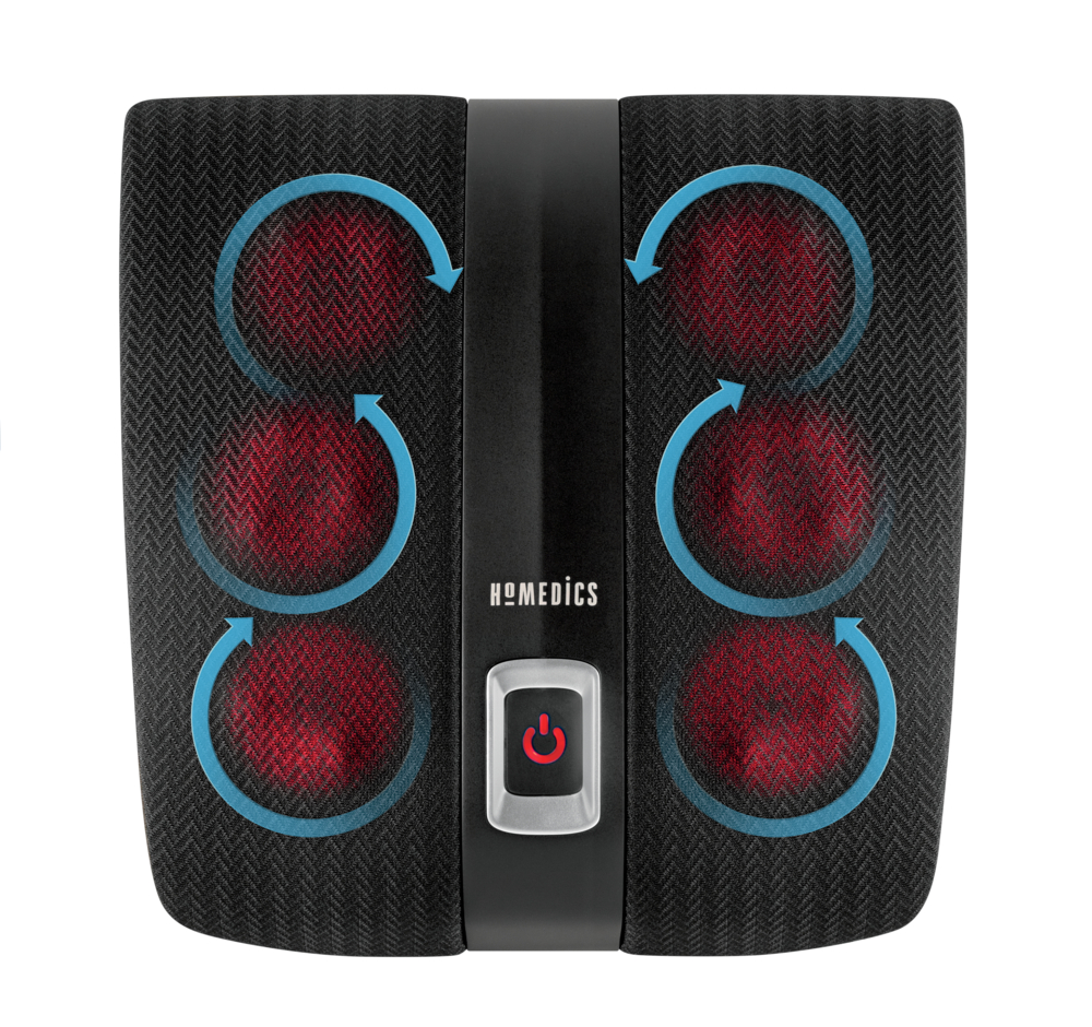 Máy massage chân công nghệ GEL-TOUCH kèm nhiệt Homedics FMS-271 hàng Chính Hãng