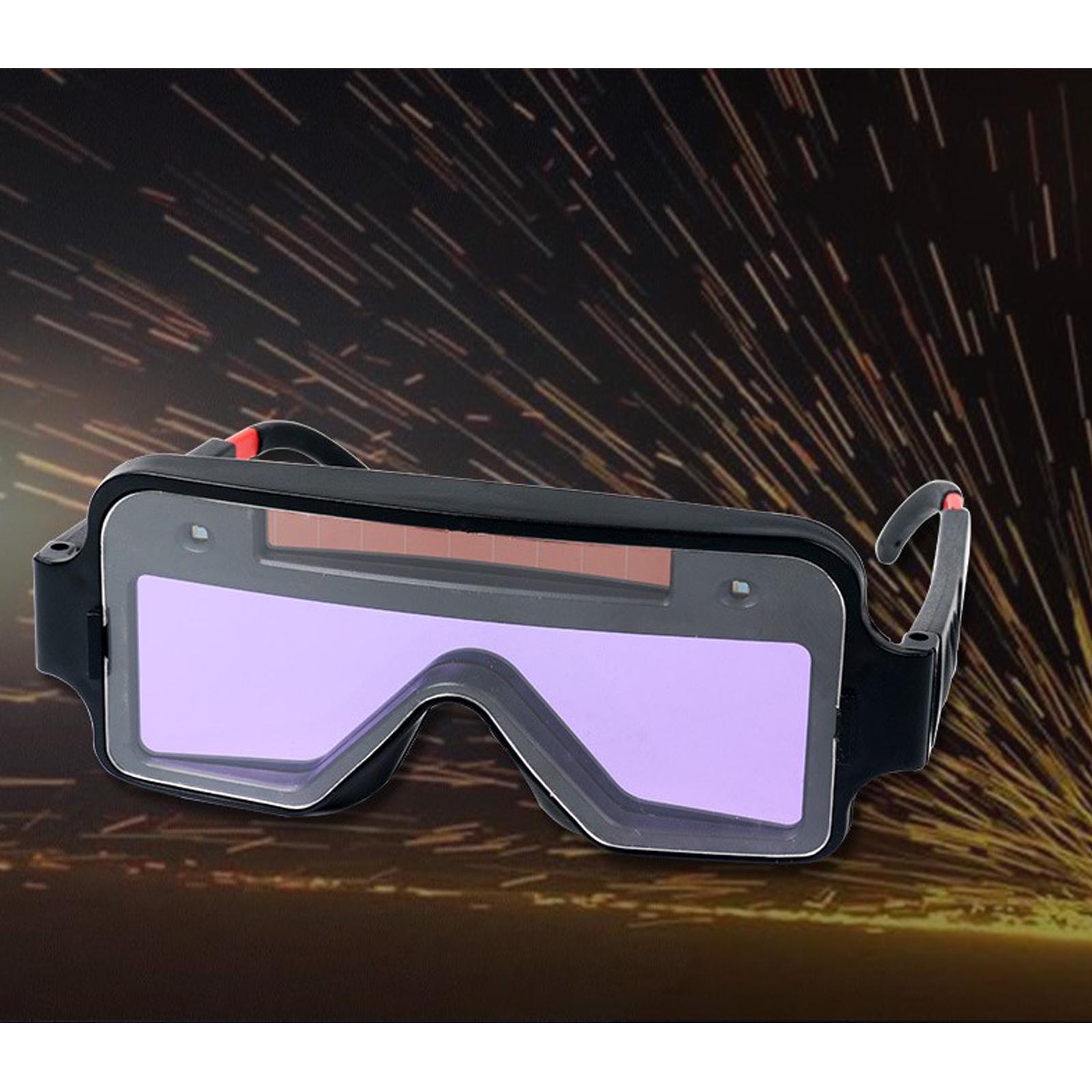 Solar Powered Auto Darkening Welding Mask Helmet Goggles for Welder Glasses