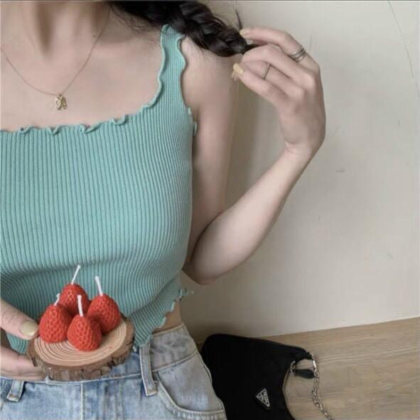 Áo 2 dây bèo xinh xắn