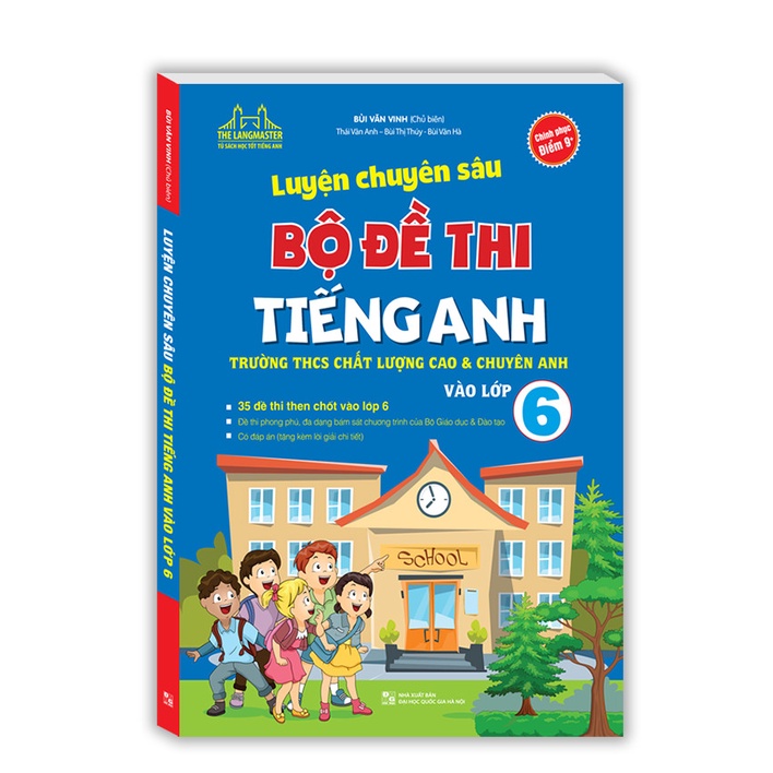 Sách - Combo 3c -Chinh phục bộ đề thi Tiếng Anh vào &amp; Chinh phục kỳ thi môn tiếng anh &amp; Luyện chuyên sâu bộ đề thi lớp 6