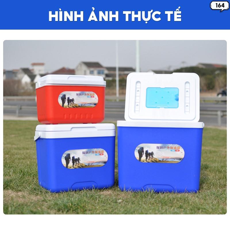 Thùng Đá Giữ Lạnh Giữ Nhiệt Cắm Trại Dã Ngoại Ướp Các Loại Thức Uống Và Thực Phẩm Dung Tích 24 Lít 164