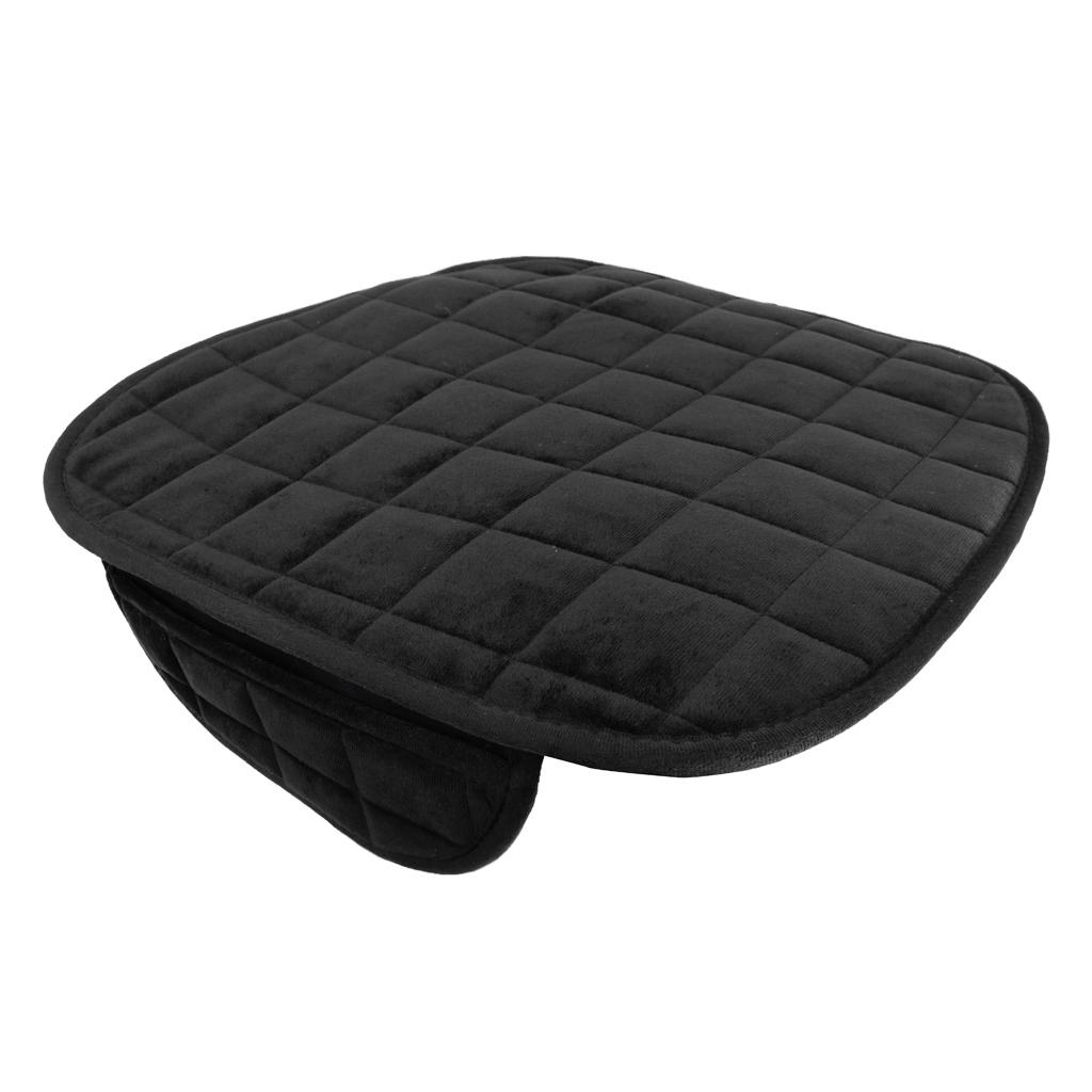 Universal Front & Rear Square Row Car Auto Seat Cover Pad Black